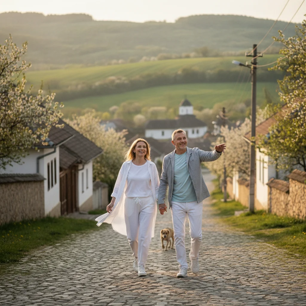 Aktivna žena radi vežbe